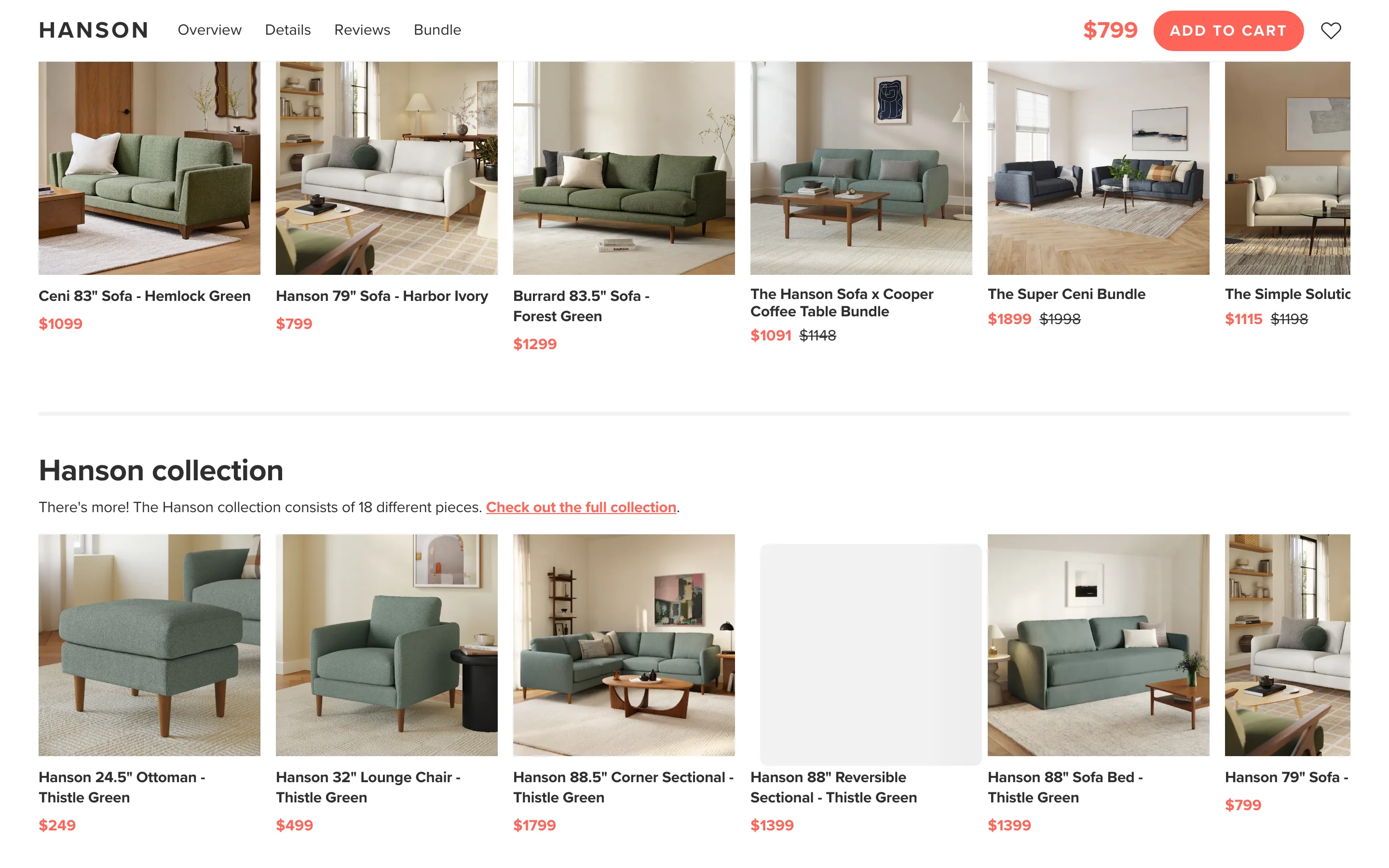 A complete-the-look module showing the product styled together with one or two companion items